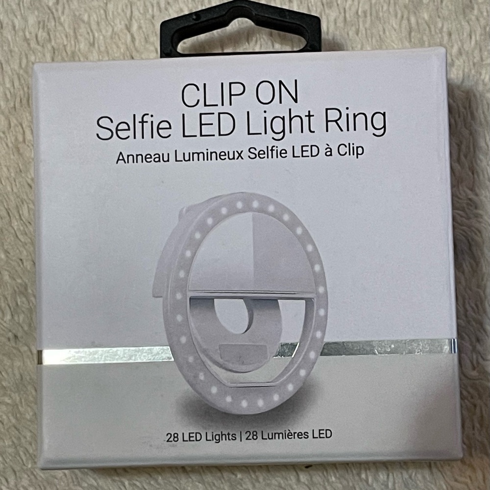 Clip on Selfie Led Light Ring 28 led lights